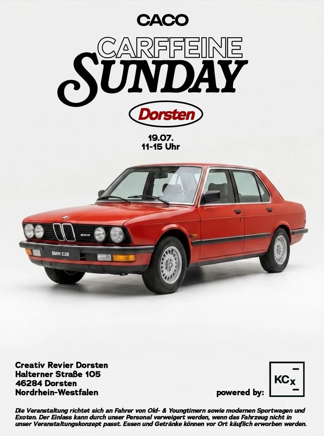CACO Carffeine Sunday Dorsten