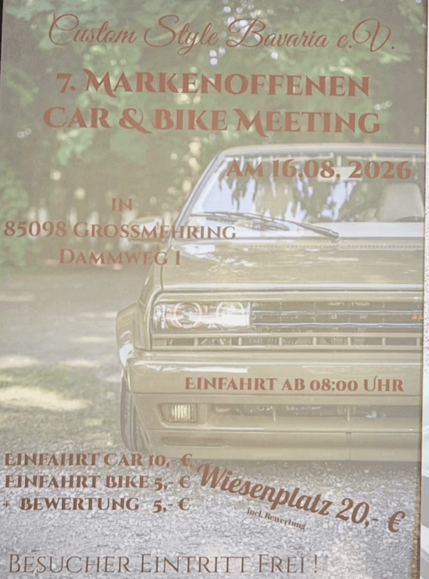 7. Markenoffene Car & Bike Meeting